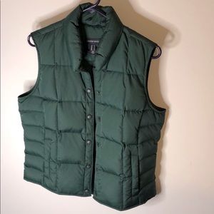 Lands End down puffer vest